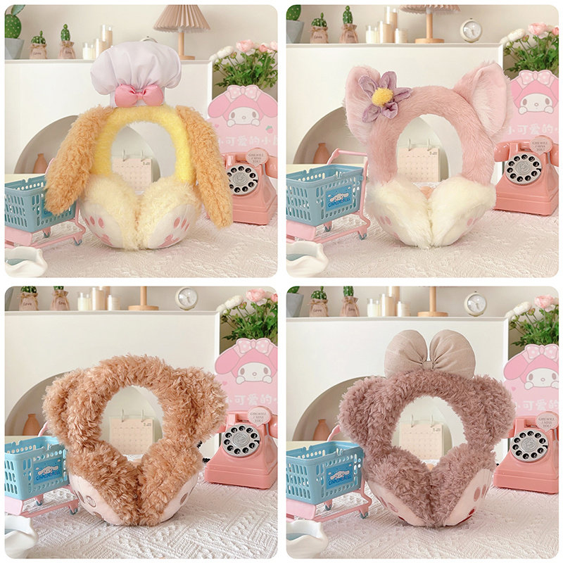 可爱卡通毛绒保暖耳罩冬季学生防冻护耳罩防寒防风护耳套发箍女礼,服饰配件/皮带/帽子/围巾,耳套,淘宝优惠券,粉丝福利购,淘宝优惠卷