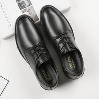 Leather shoes for men, black suit for men, soft-soled men, business formal wear for interviews, casual shoes for young people, best man, wedding shoes thumbnail 6