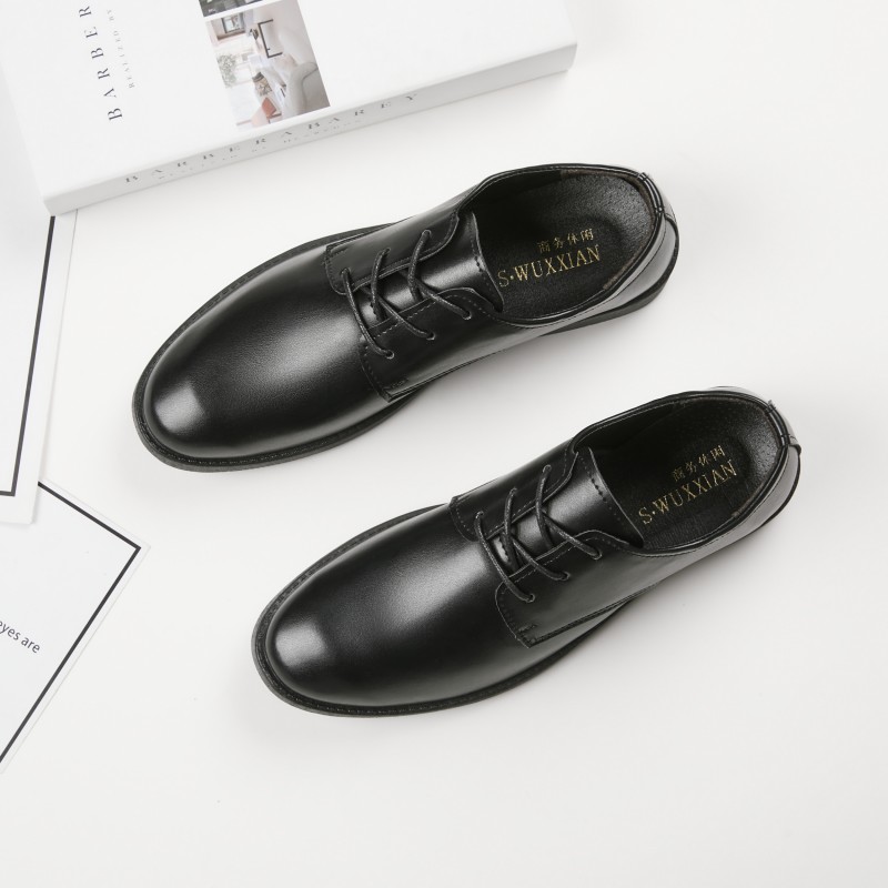 皮鞋男黑色西装男鞋软底商务正装