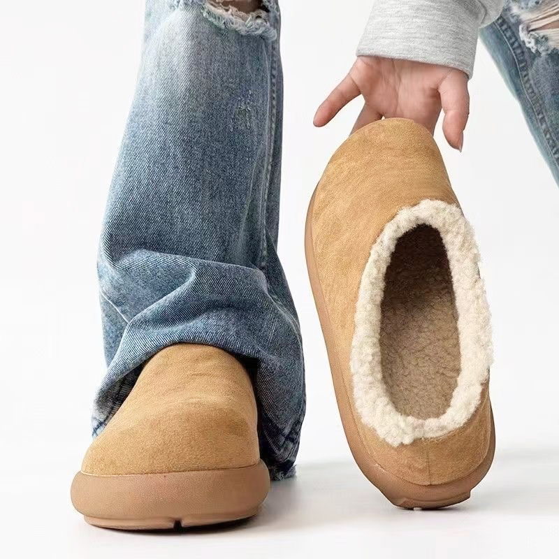 2025新款冬季加绒加厚保暖勃肯鞋