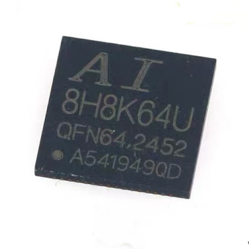 原装STC宏晶 AI8H8K64U-45I 贴片QFN64 MCU单片机芯片 AI8H8K64U