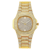 Diamond Date Quartz Fashion Watch欧洲镶钻男女时尚 手表2021