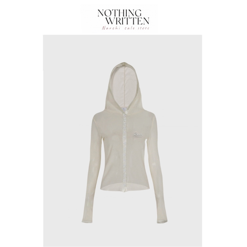 【现货】Nothing Written Narchi美式防晒衣女开衫连帽外套防晒服