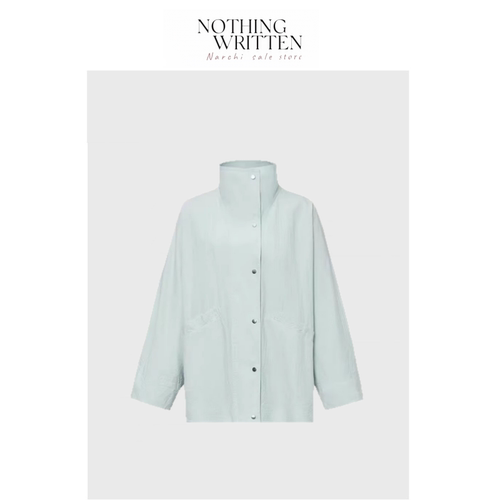 【现货】Nothing Written Narchi蝙蝠袖立领廓形设计感风衣外套