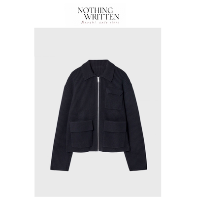 【现货】Nothing Written Narchi羊毛罗纹工装夹克外套25秋季新品