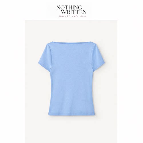 【现货】Nothing Written Narchi修身版型简约T恤短袖上衣夏季