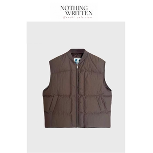 【现货】Nothing Written Narchi韩国白鸭绒叠穿羽绒马甲外套