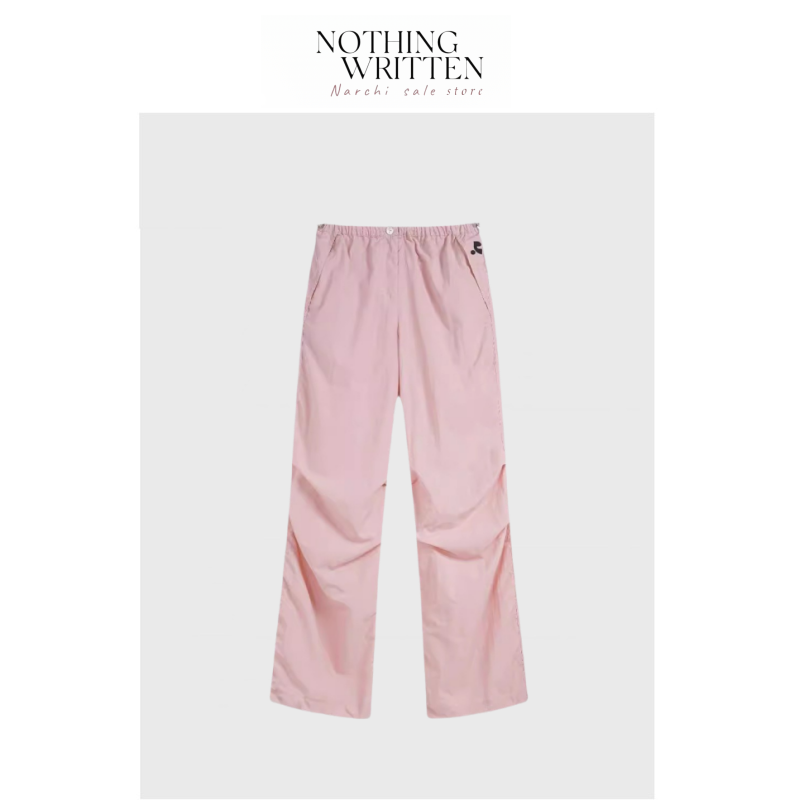 【现货】Nothing Written Narchi韩国潮牌直筒宽松降落伞兵工装裤