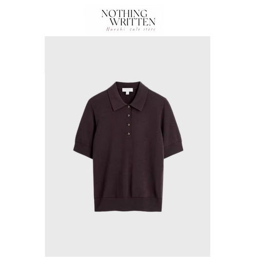 【现货】Nothing Written Narchi女装针织POLO衫简约风上衣春季
