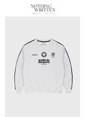 【现货】Nothing Written Narchi宽松灰色卫衣女小众休闲复古上衣