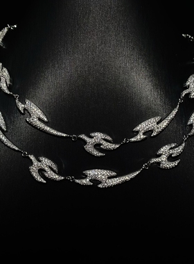 Mr.Blingggggg欧美嘻哈珠宝 Ken Carson同款XTERNAL LINK古巴项链