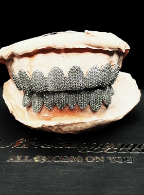 Mr.Bling定制满钻上8下8嘻哈牙套