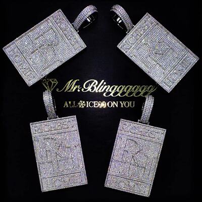 Mr.Bling私人定制925银莫桑吊坠