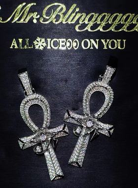 Mr.Bling男女款安卡十字架吊坠