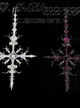 Mr.Bling逆十字架Rapper同款吊坠