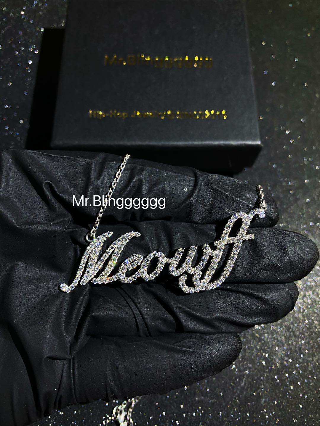 Mr.Blingggggg私人定制字母项链
