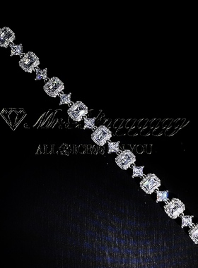 Mr.Bling10mm混镶冰糖块手链