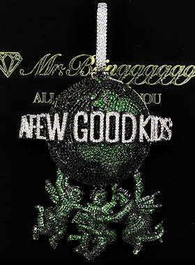 Mr.Bling马思唯同款AFGK天使吊坠