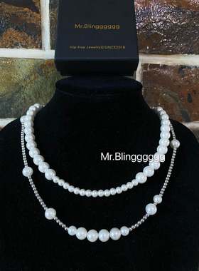 Mr.Bling热门经典情侣珍珠项链