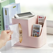 hộp nhựa tròn trong suốt Cửa hàng sáng tạo lưu trữ tại nhà cần thiết hàng ngày phòng khách đa năng máy tính để bàn khăn giấy nhựa hộp sinh hoạt hàng ngày - Trang chủ hộp đựng đồ ăn