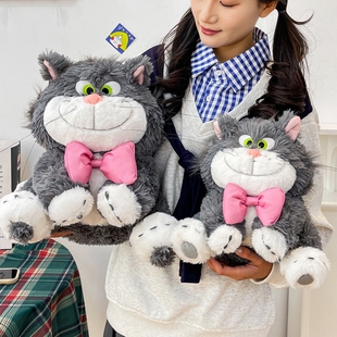 路西法猫咪玩偶睡觉抱枕床上超大娃娃副驾驶公仔毛绒玩具生日礼物