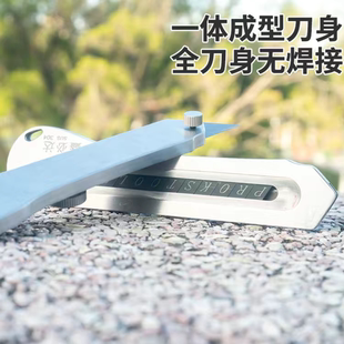 304不锈钢五金重型栽纸刀18mm 工业全钢壁纸刀架电工皮具美缝刀架