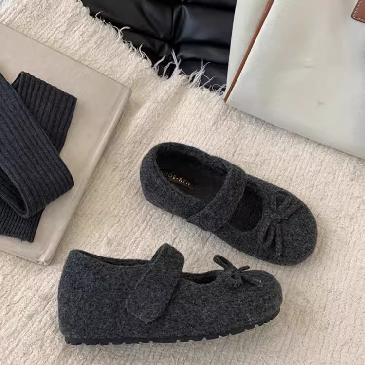 小香风玛丽珍毛毛鞋女2025年新款