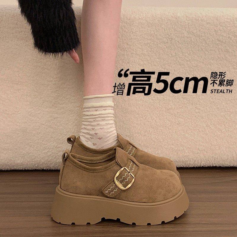 厚底勃肯鞋女2026新款春季复古休闲一脚蹬女鞋爆款乐福鞋博肯单鞋,女鞋,勃肯鞋/软木鞋,淘宝优惠券,粉丝福利购,淘宝优惠卷