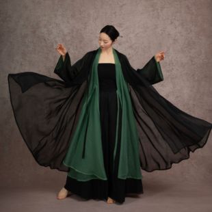 粉墨千秋 五色大摆开衫合集古风国风古典舞纱衣