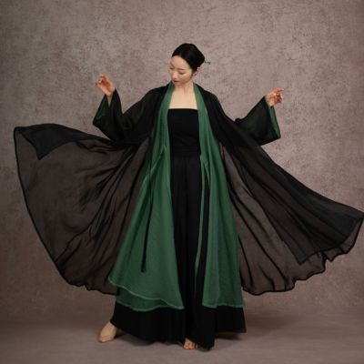 粉墨千秋 五色大摆开衫合集古风国风古典舞纱衣