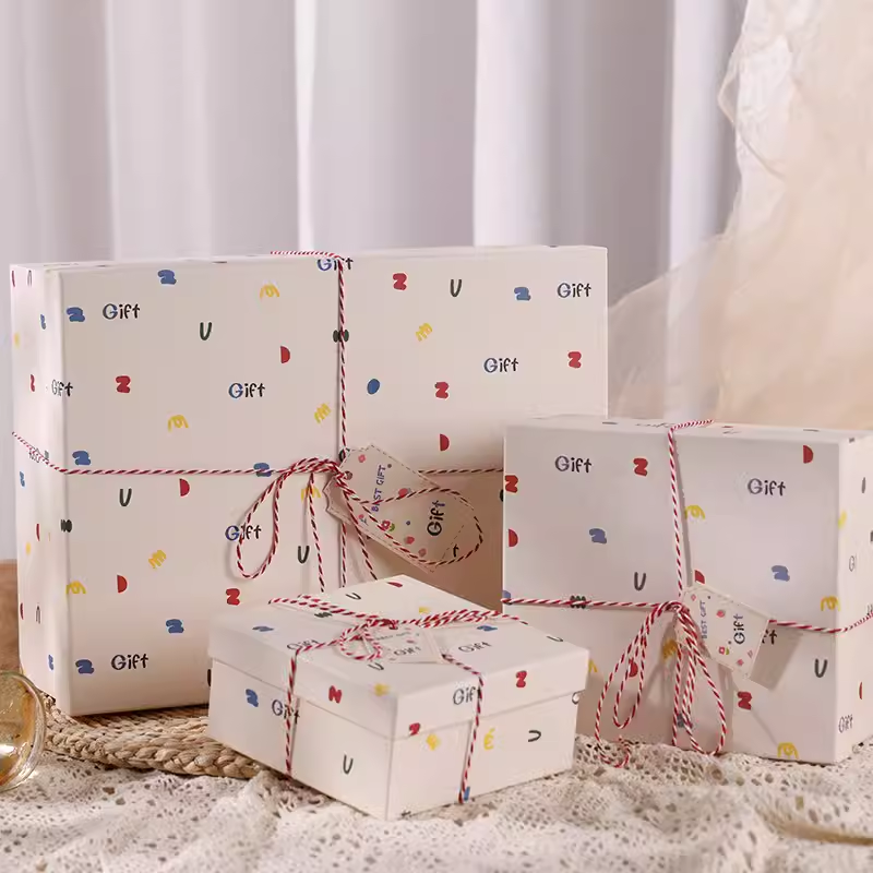 礼物盒生日礼盒空盒子高级感大号教师节礼品包装盒简约风伴手礼盒