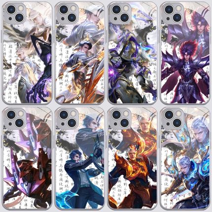 古风铠神罪金属漆玻璃手机壳适用华为荣耀400苹果17plus小米15OPPOreno14一加AC5王者vivoiqooz9红米k80至尊