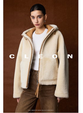 BTRS M丨海宁连帽保暖羊毛皮毛一体外套女年轻款小个子毛绒绒皮草