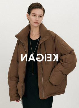 BTRS M丨白鹅绒羽绒服女款2026新款冬温暖轻盈双开拉链蝙蝠袖外套