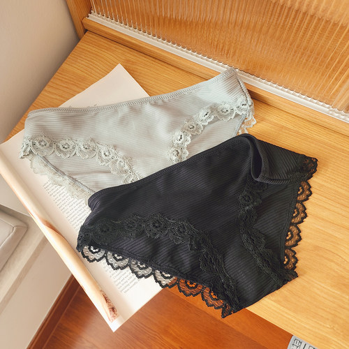 SL内裤舒适经典复古纯色条纹内裤