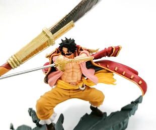 航海贼王路飞女帝白胡子老爹罗杰纪念车载手办日生日礼物模型摆件