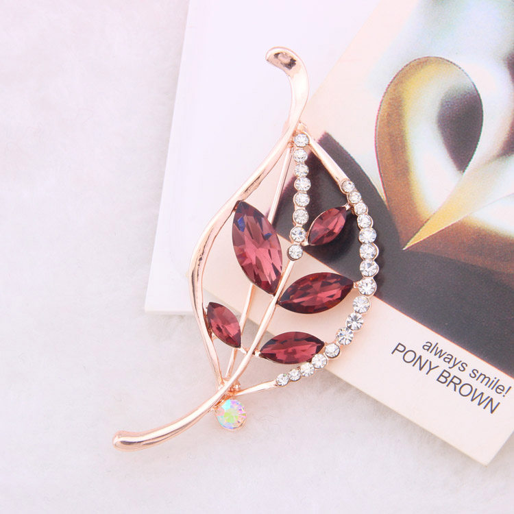 Broche femme en Zircon diamant - Ref 1174370 Image 4