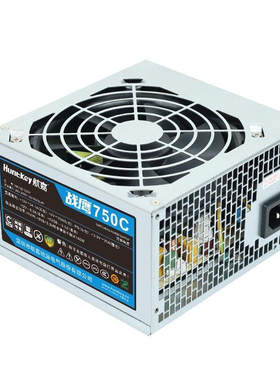 航嘉战鹰750C额定650W台式电脑电源网吧网咖稳定电源一级能效4060