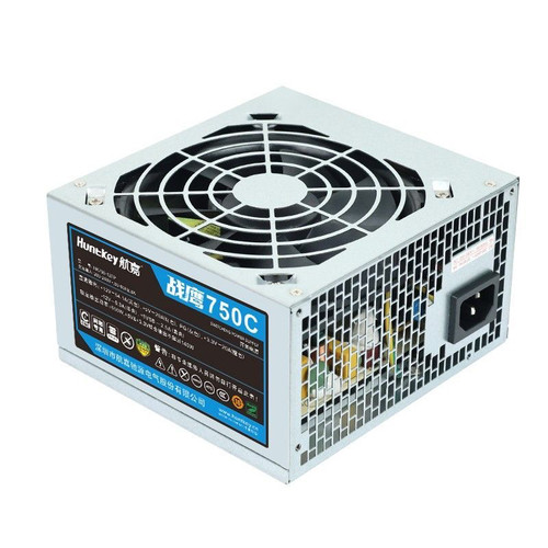 航嘉战鹰750C额定650W台式电脑电源网吧网咖稳定电源一级能效4060