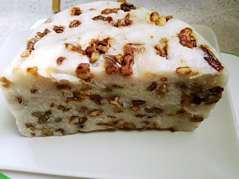 崇明我家的三分地 特色食品上海农家崇明糕 核桃红枣红 香糯弹2斤