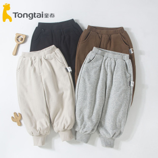 4岁休闲束口卫裤 童泰婴幼儿冬季 长裤 男女宝宝1 子193 保暖薄棉裤