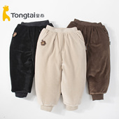 婴幼儿加厚长裤 男女宝宝1 4岁休闲保暖冬季 童泰秋冬新款 裤 子329