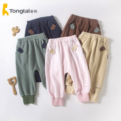 童泰外出休闲摇粒绒大PP裤