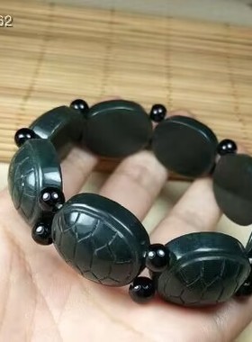 玉阅珠宝男和田青玉天然手链