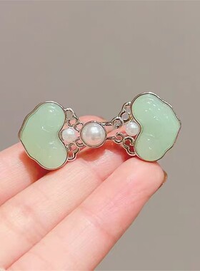 新中式珍珠收腰神器扣女裤