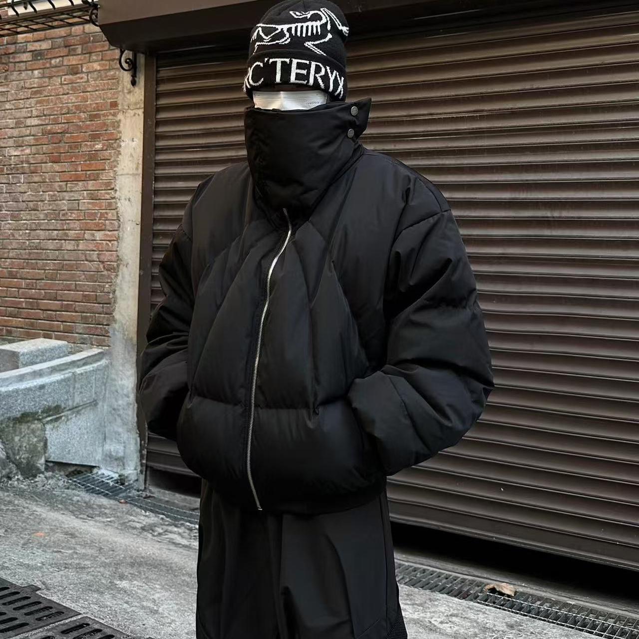 美式高街短款加厚羽绒棉衣