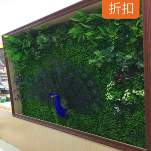 仿真孔雀真羽毛开屏落地摆件婚庆摄影橱窗装饰家居动物模型工艺品