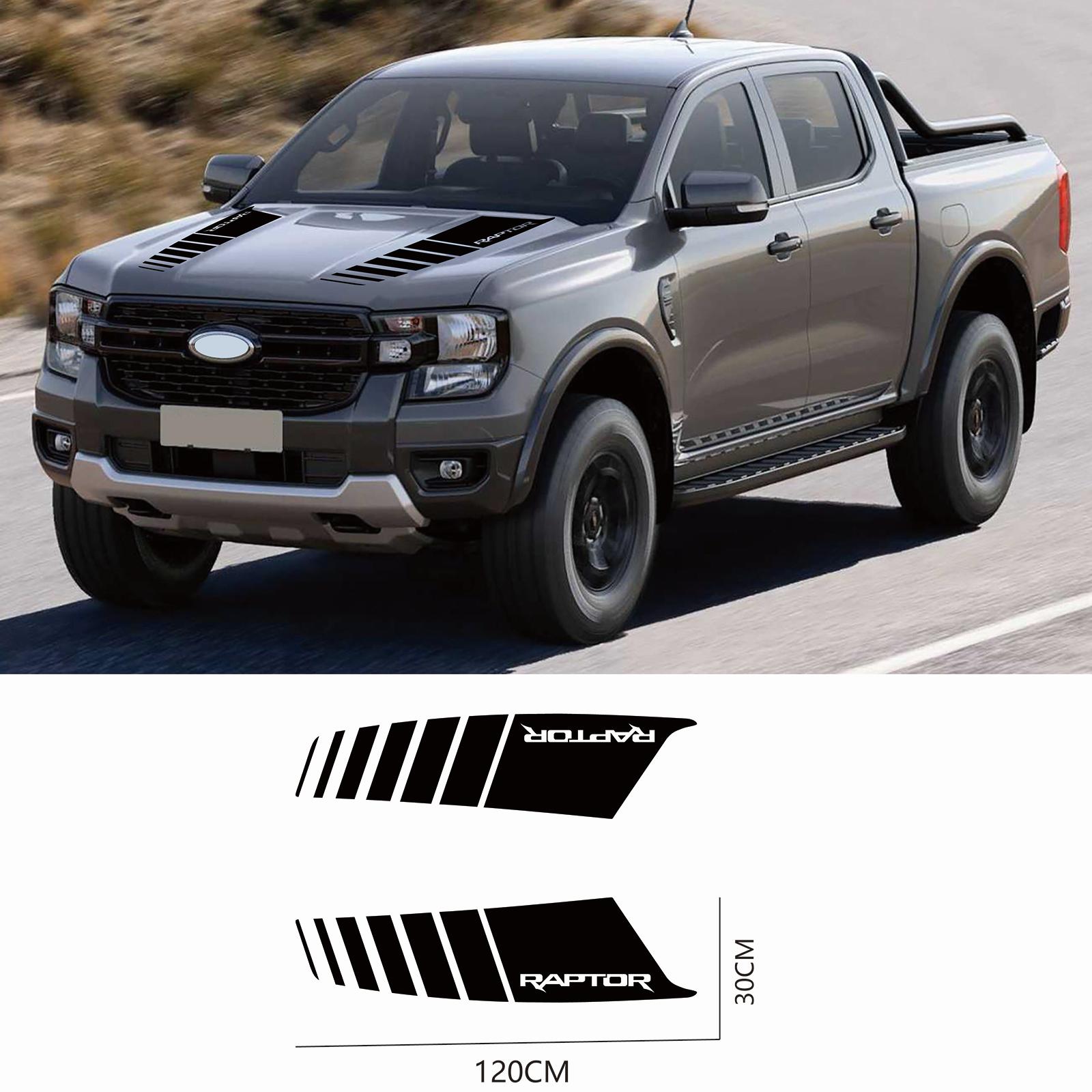 适用于福特猛禽Raptor F150机盖贴 汽车贴纸 装饰引擎盖贴画拉花