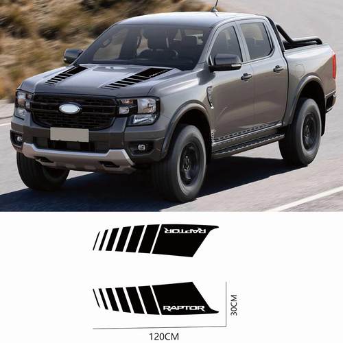 适用于福特猛禽Raptor F150机盖贴 汽车贴纸 装饰引擎盖贴画拉花