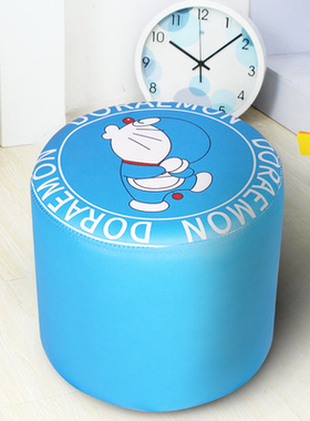 小卡通凳小皮墩皮凳儿童版矮凳板凳客厅茶几凳换鞋凳沙发凳厂家